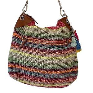 The Sak Multicolor Striped Hobo Bag